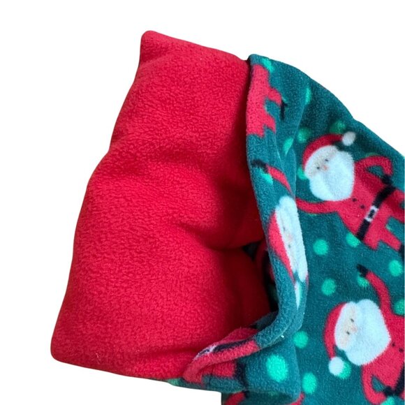 Handmade Fleece Santa Claus Sleeping Bag For 18 in Dolls-GUC - Picture 2 of 3